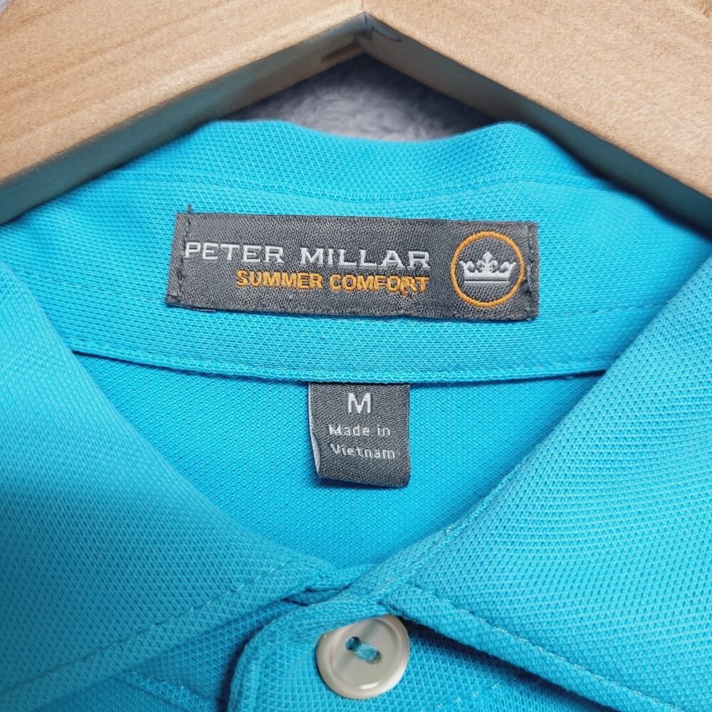 Peter Millar Shirt Mens Medium Summer Comfort Interlachen Country Golf Club Polo - Picture 6 of 9